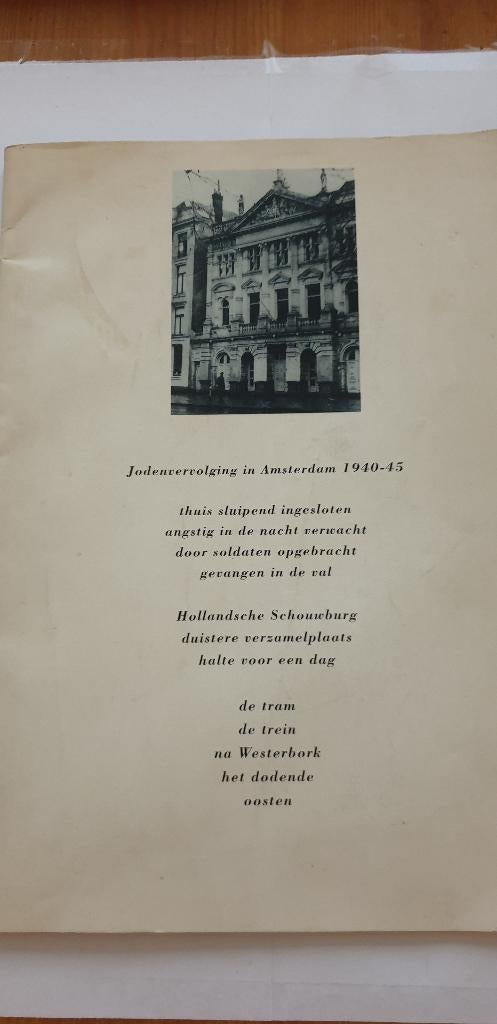 0612 jodenvervolging in amsterdam 1940-1945 uitgave 1993, Boeken, Verzenden, Tweede Wereldoorlog, Zo goed als nieuw, Overige onderwerpen