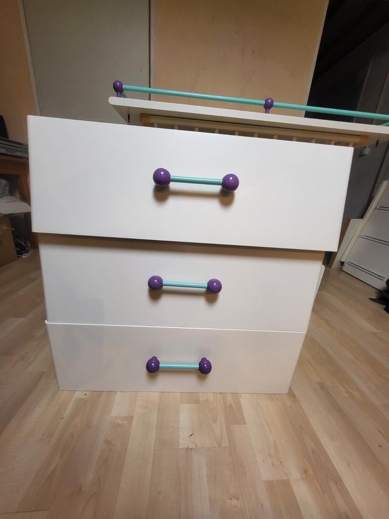 Commode / kast voor baby / kinderkamer, Ophalen, Gebruikt, 50 tot 70 cm, 100 cm of meer