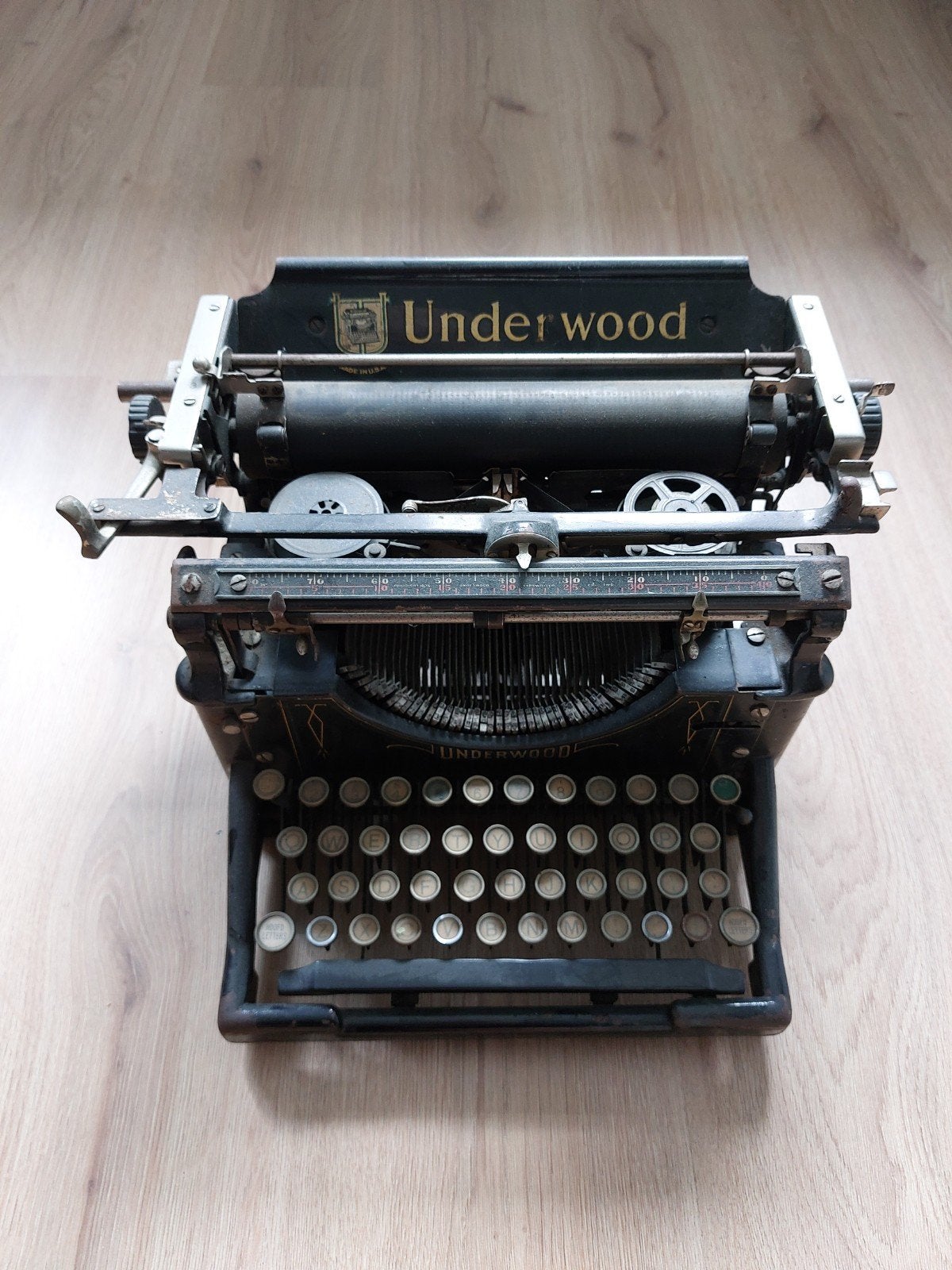 Antieke Underwood typemachine, Antiek en Kunst, Ophalen of Verzenden