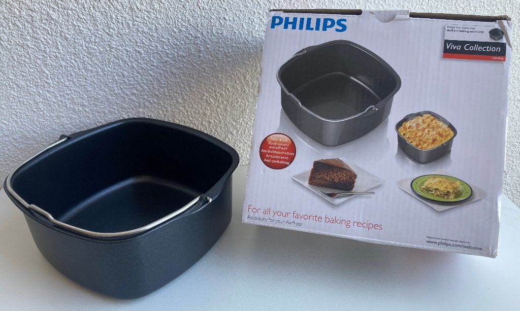Philips Airfryer mand accessoire|HD9925/00,VWB/1.3L,vierkant, Ophalen of Verzenden, Nieuw, Airfryer, Minder dan 750 gram