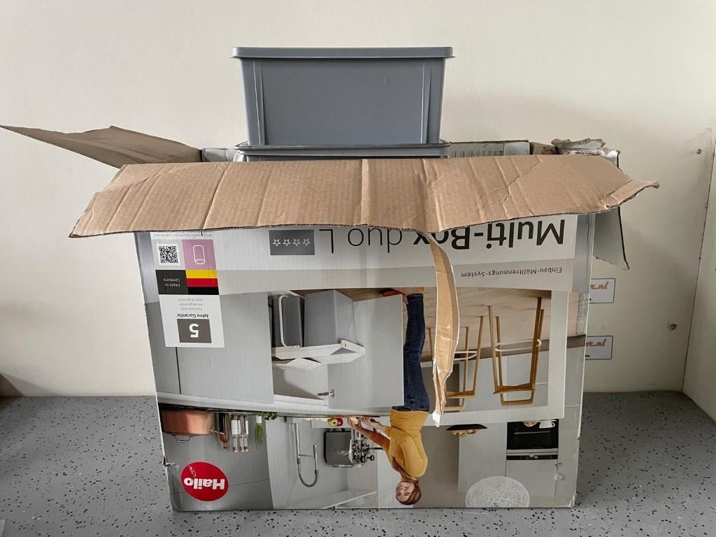 Hailo multibox duo L, 2x14L, Ophalen, Nieuw, Hailo