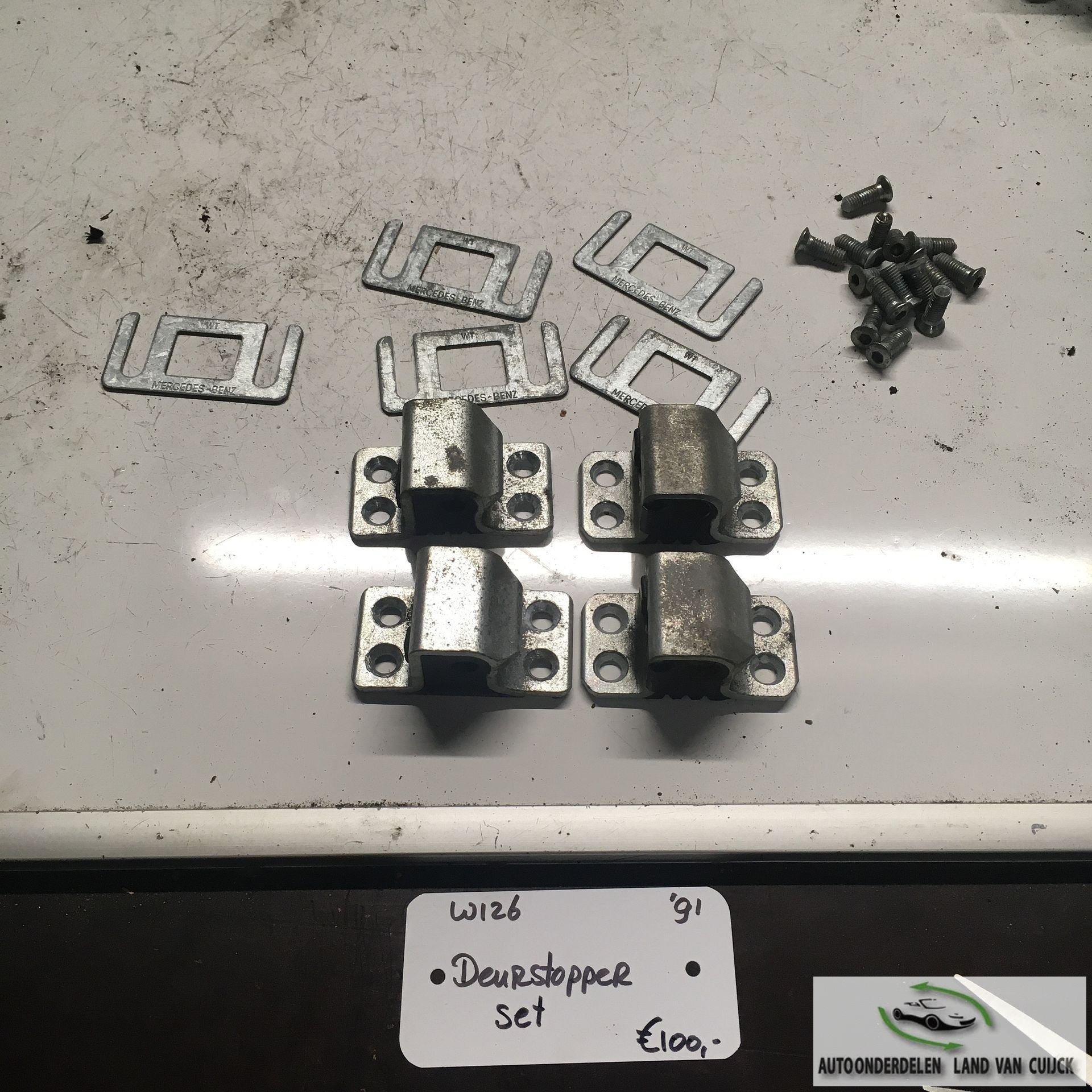 Mercedes W126  1991    Deurstopper Set van 4, Gebruikt, -, -, Ophalen of Verzenden