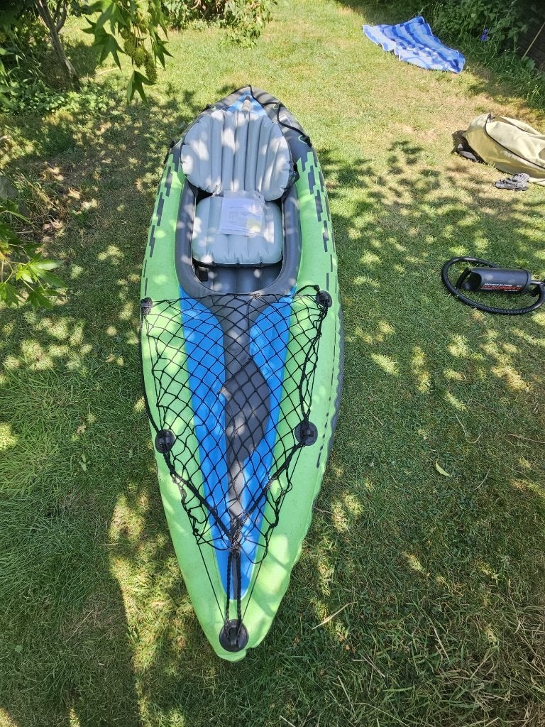Intex Challenger K1 opblaasbare kajak - 1-persoons, Ophalen, Opblaasbaar, Gebruikt, 1-persoons