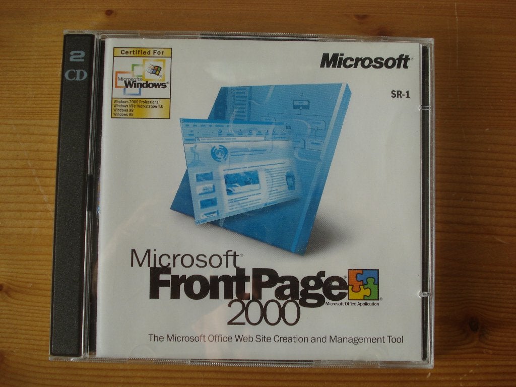Microsoft FrontPage, Computers en Software, Ophalen of Verzenden, Gebruikt, Overige programma's, Windows