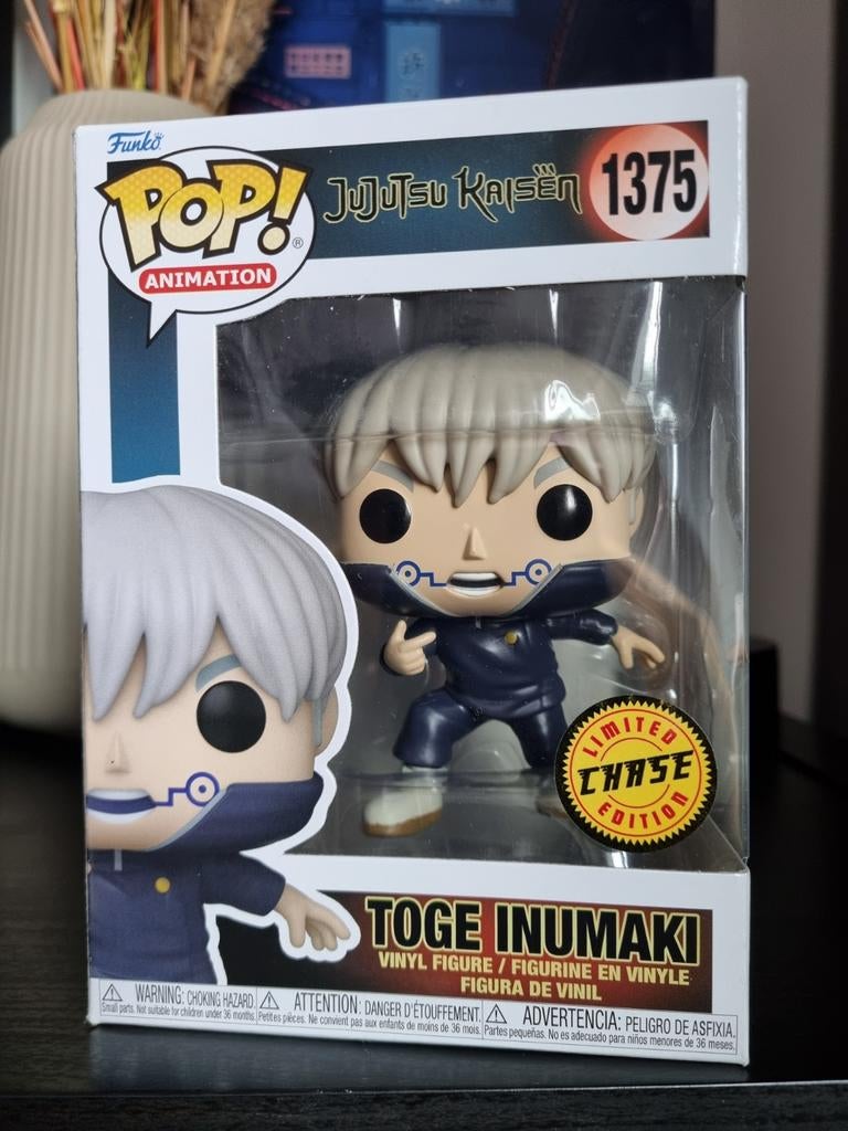 Funko Pop Toge Inumaki 1375 Chase Jujutsu Kaisen, Ophalen of Verzenden, Zo goed als nieuw