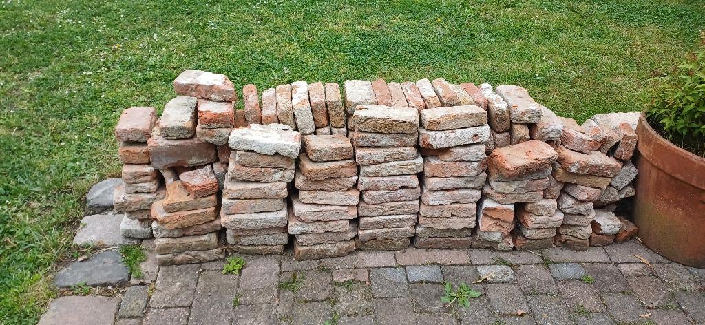 200 stuks ijselsteentjes, Ophalen, Gebruikt, Bakstenen