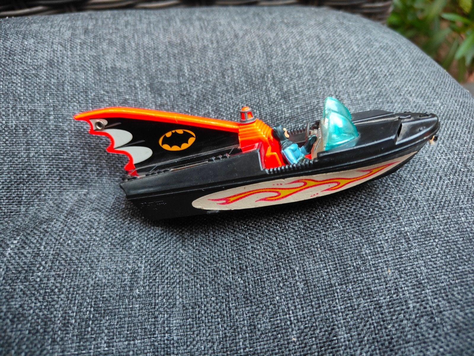 Corgi Toys 107 Batman Glastron Batboat 1967, Ophalen of Verzenden, Gebruikt