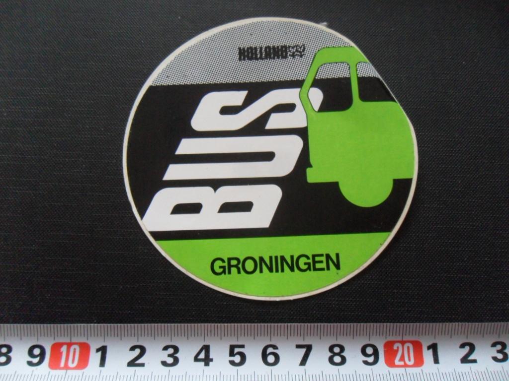 sticker Holland BUS Groningen, Ophalen, Zo goed als nieuw