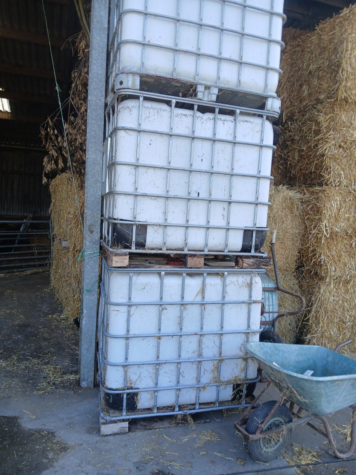ibc container, 150 liter of meer, Ophalen, Gebruikt