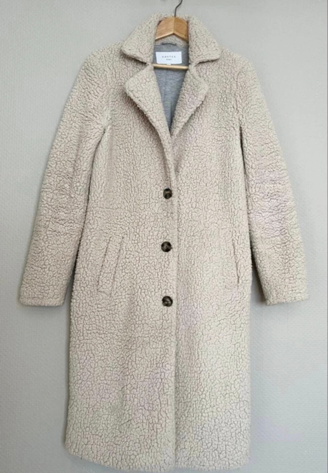 Costes Rebel Teddy Jas Maat M, Verzenden, Zo goed als nieuw, Maat 38/40 (M), Beige