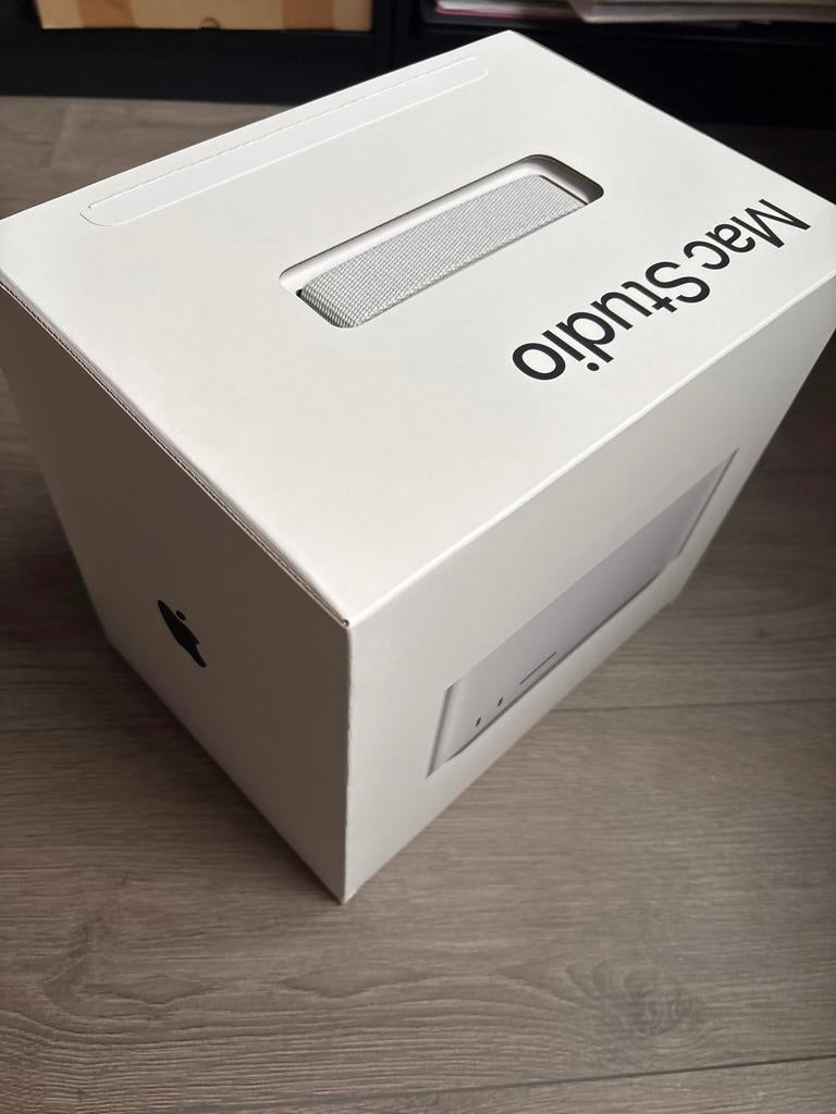 Originele Apple Mac Studio doos (leeg), Ophalen of Verzenden, Zo goed als nieuw