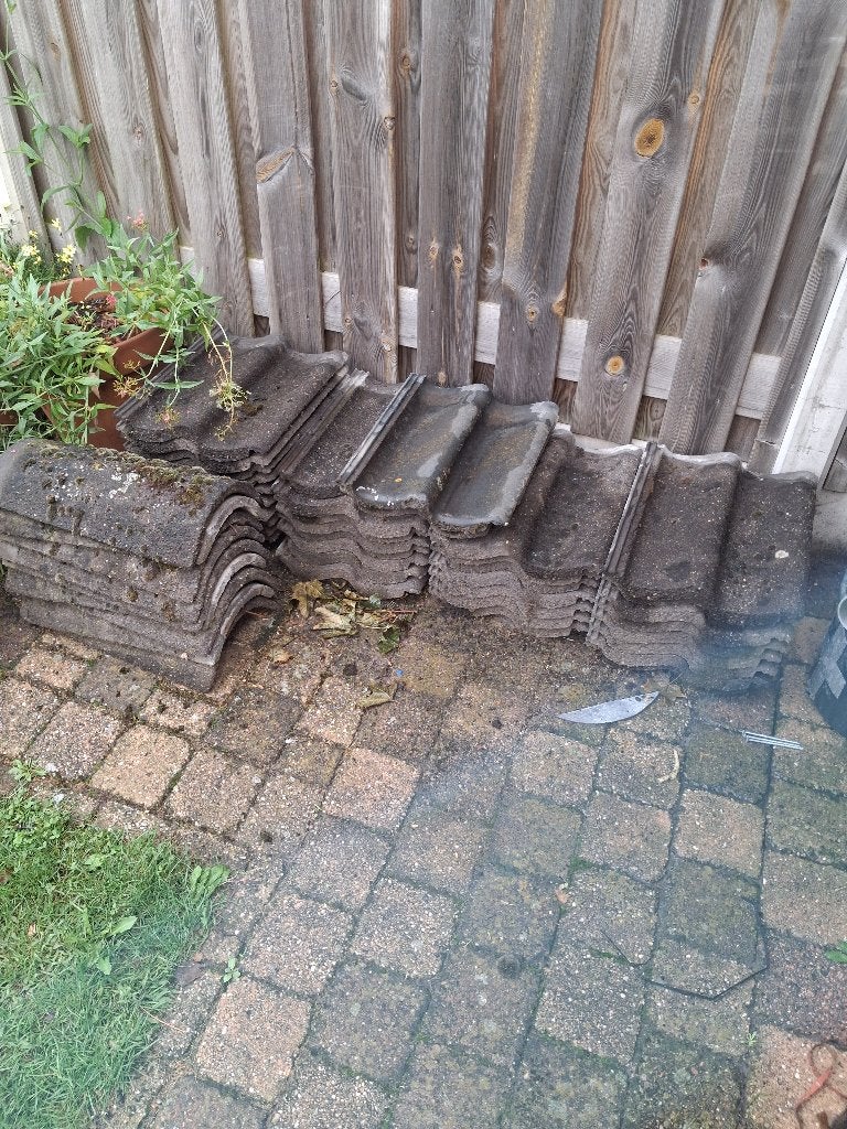 Dakpannen +nokvorsten, Doe-het-zelf en Verbouw, Dakpannen en Dakbedekking, Gebruikt, Ophalen of Verzenden, 15 m² of meer, Dakpannen
