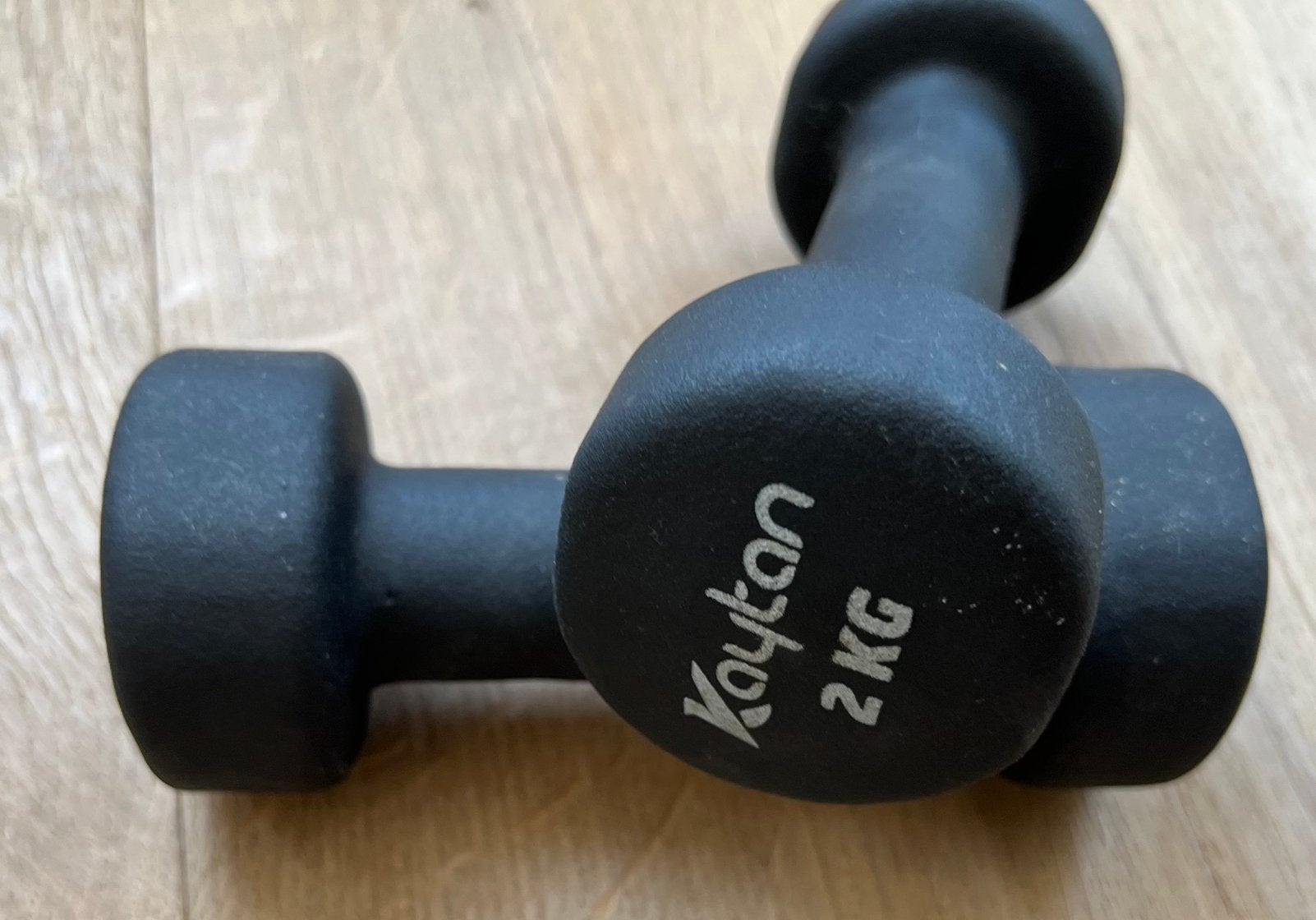 2 x 2 kg gewichten, Ophalen of Verzenden, Zo goed als nieuw, Dumbbell