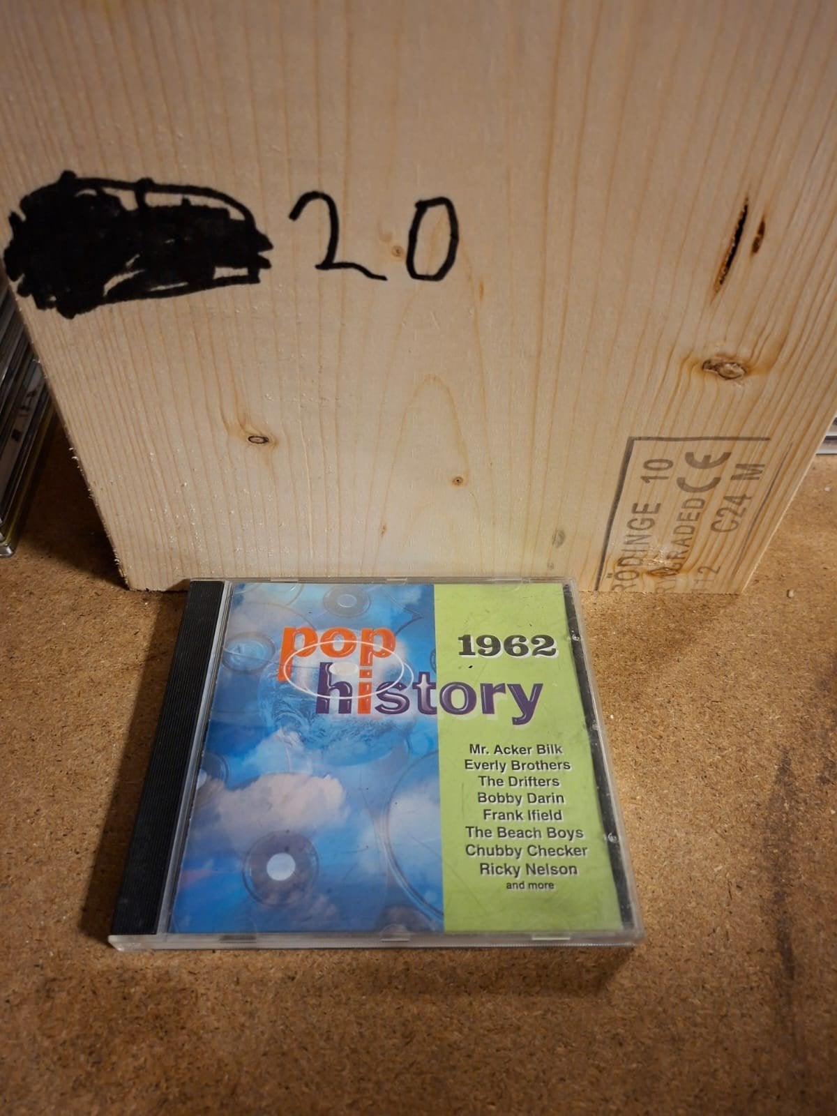 Pop History 1962 CD - Diverse Artiesten, Ophalen of Verzenden, Gebruikt, Pop, Verzamelalbum
