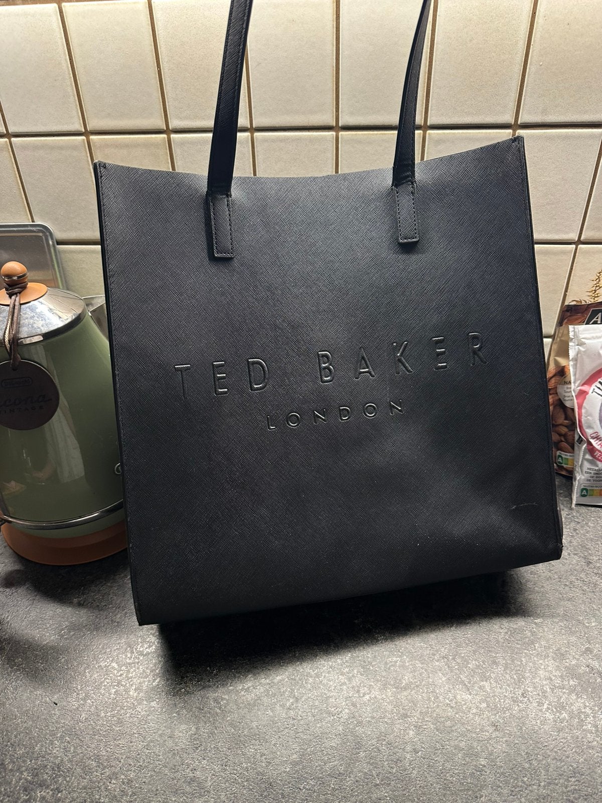 Ted Baker shopper, Ophalen of Verzenden, Zo goed als nieuw, Zwart, Shopper