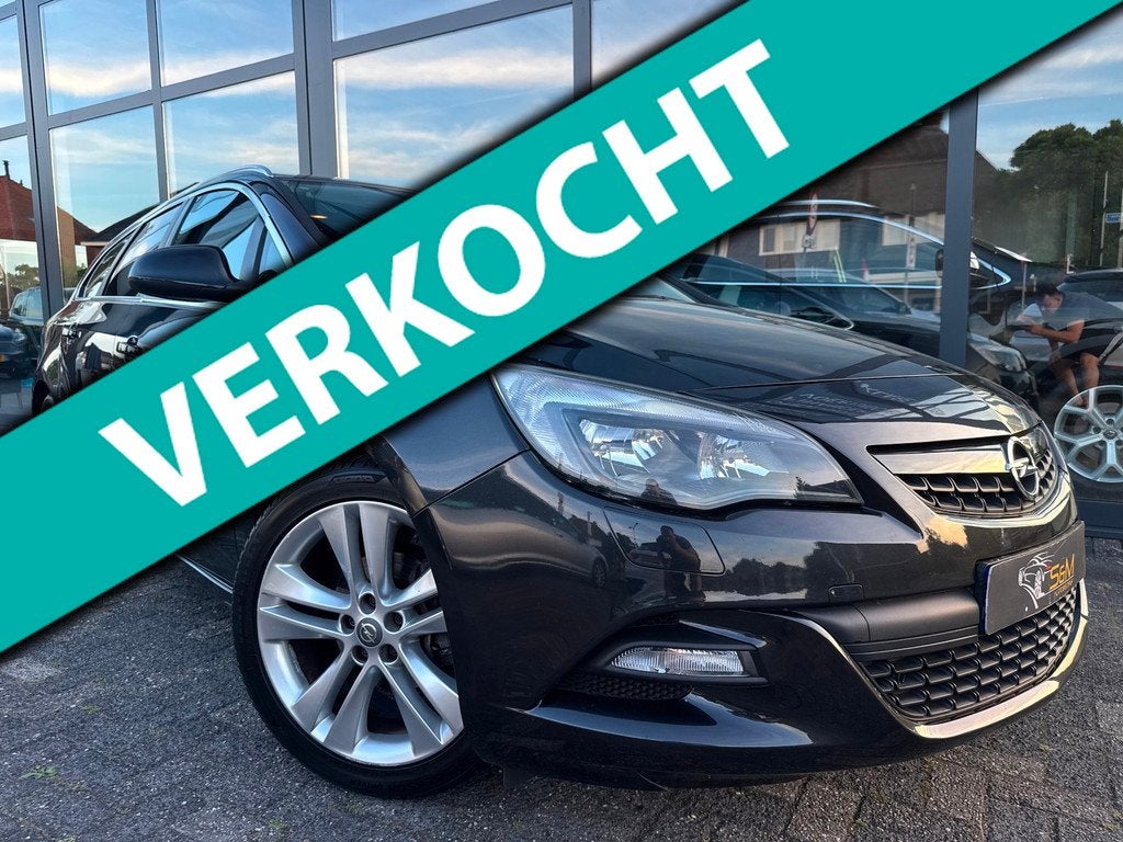 Opel Astra Sports Tourer 1.4 Turbo Anniversary Edition | Cam, Voorwielaandrijving, Euro 5, Gebruikt, Zwart