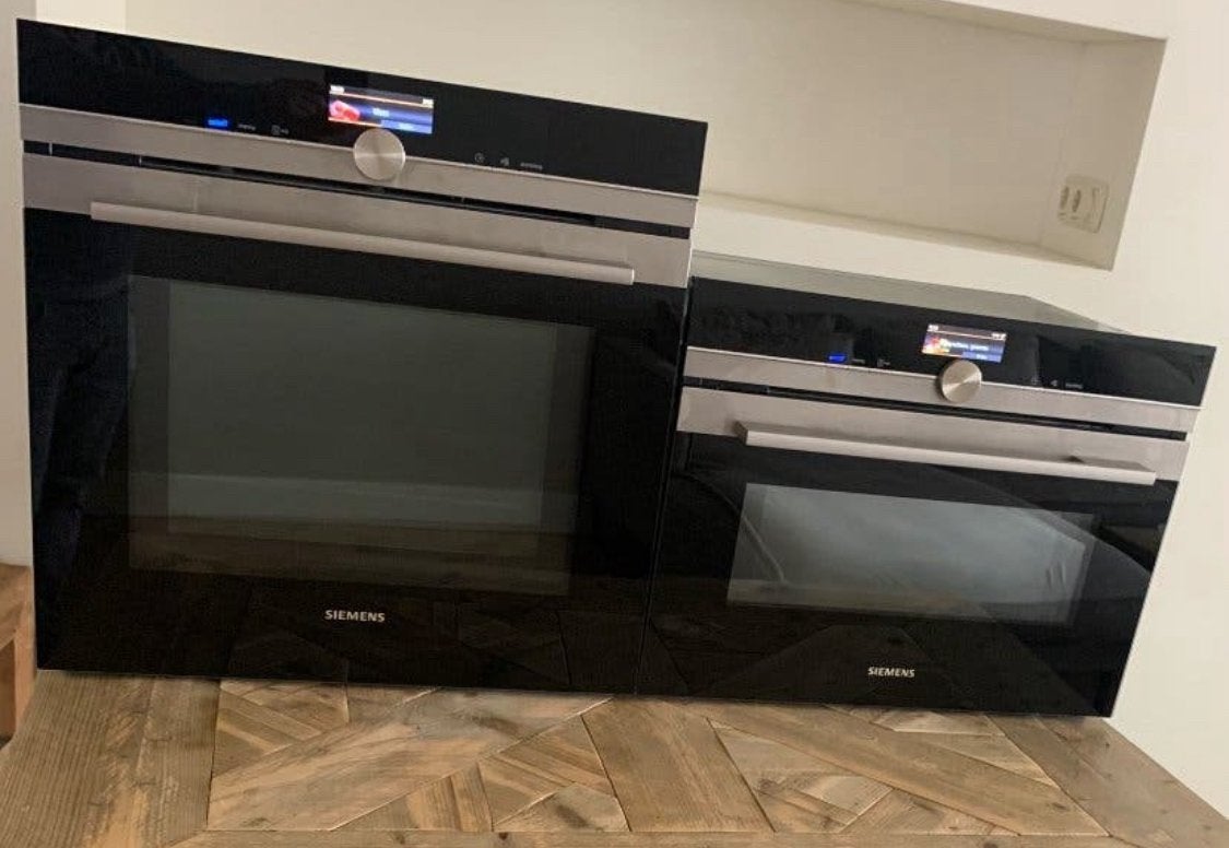 Set Siemens Combi oven magnetron, Ophalen, Zo goed als nieuw, Magnetronfunctie, Oven met grill