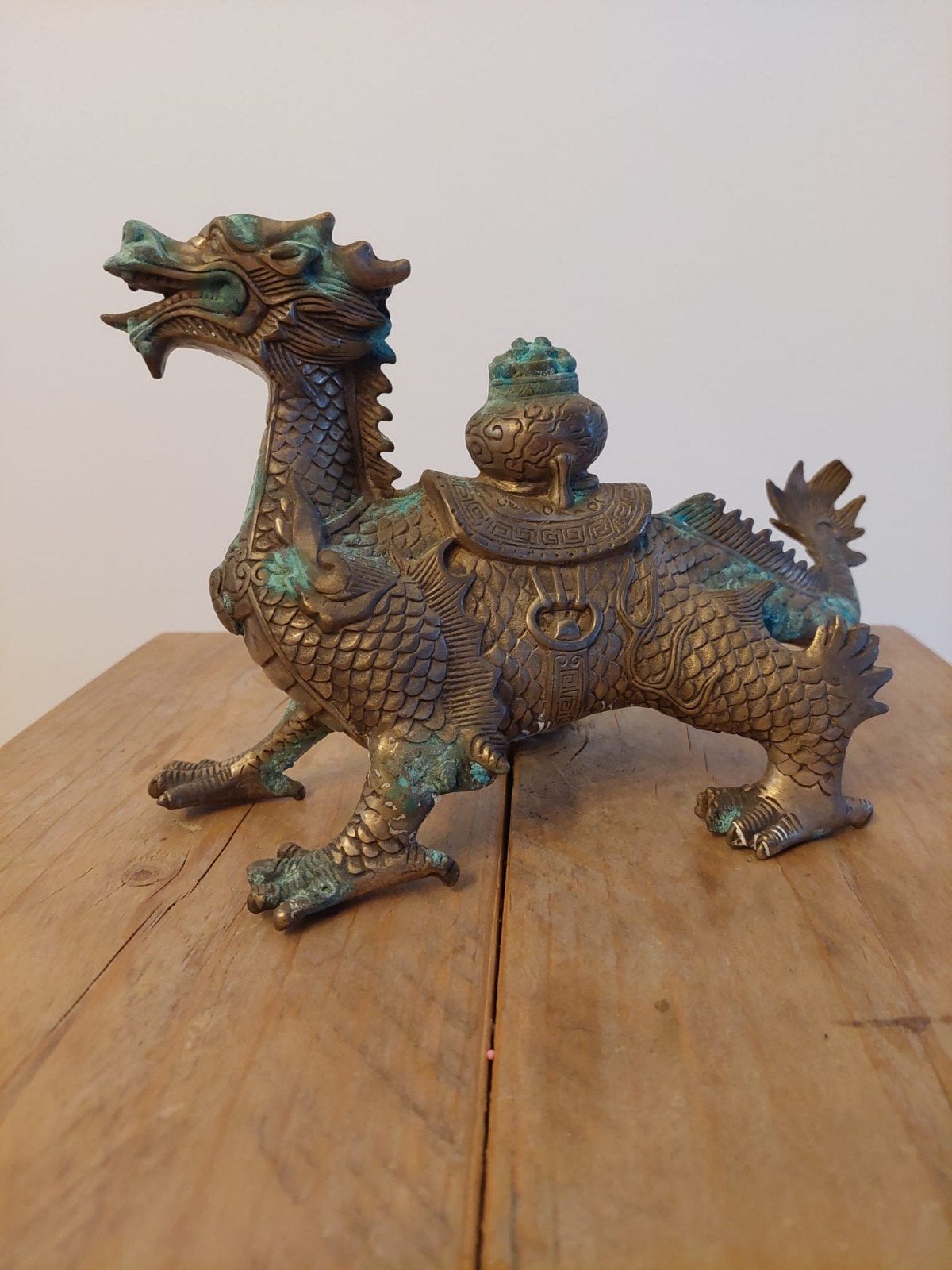 Draak brons, Ophalen