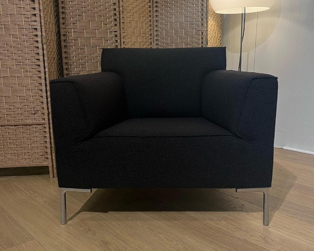 Design on Stock Bloq Fauteuil Ploegwol Nieuwstaat, Design on Stock, 75 tot 100 cm, Ophalen of Verzenden, https://www.designonstock.com/
