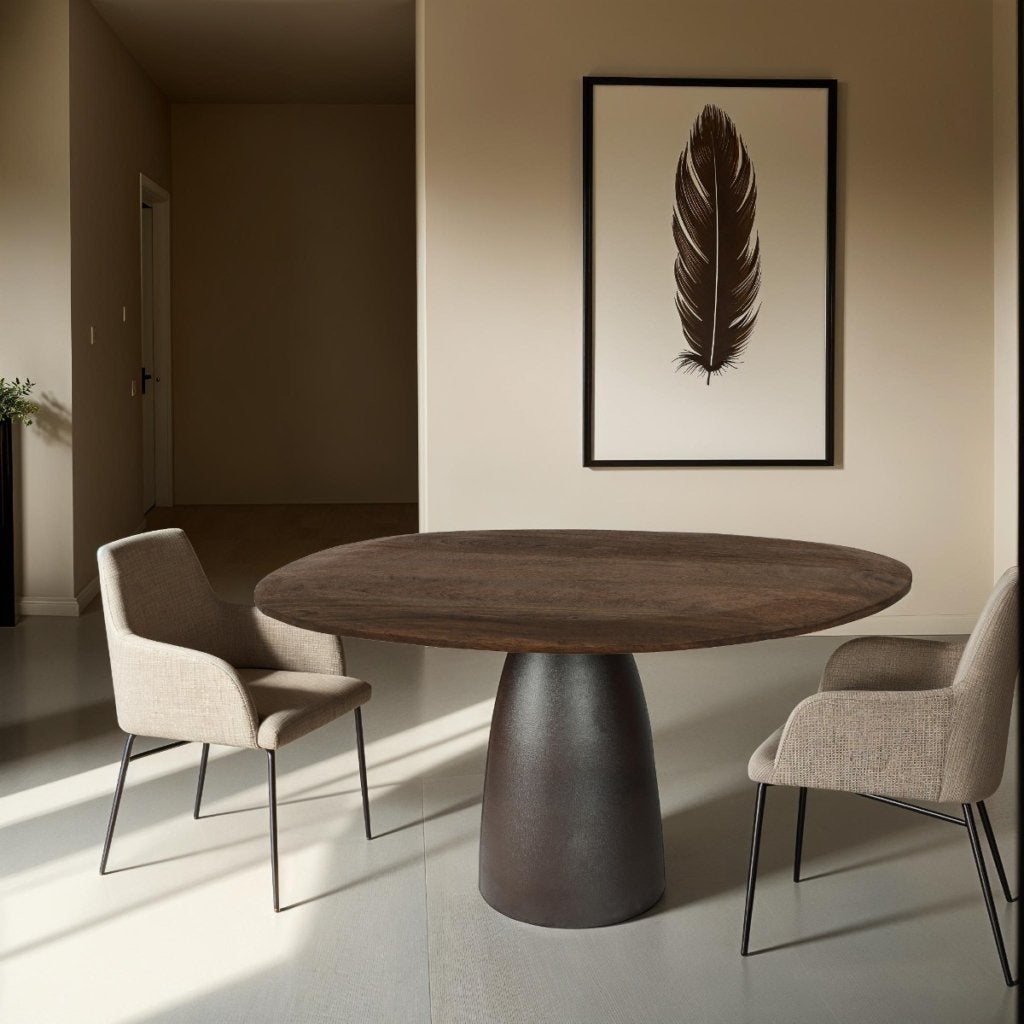 Eettafel Brix Marron Espresso 140cm, Ophalen, 100 tot 150 cm, Winkel@maxiliving.nl, Maxi Living