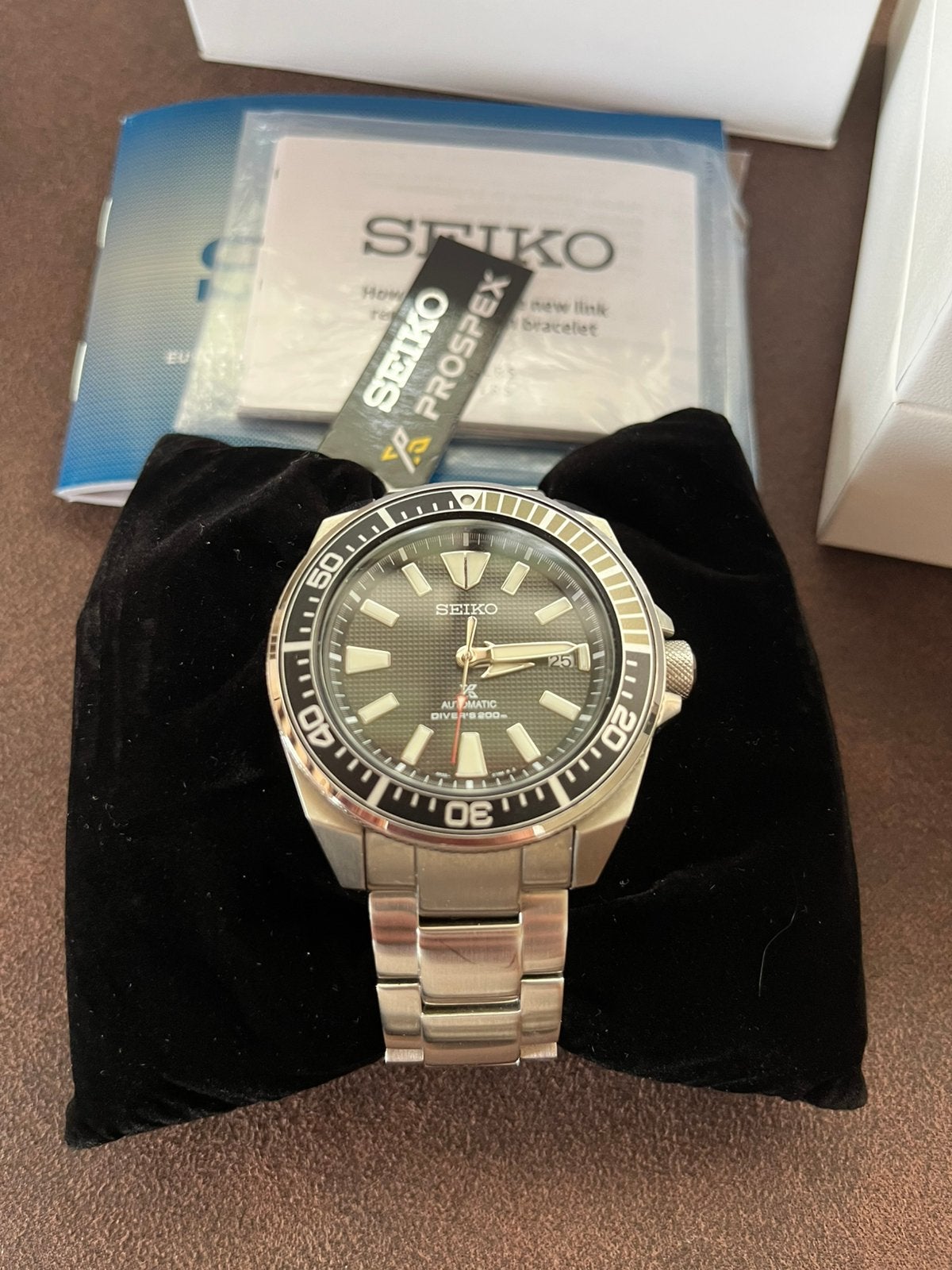 Seiko SRPF03K1 Samurai Horloge (2024), Staal, Polshorloge, Ophalen of Verzenden, Zo goed als nieuw