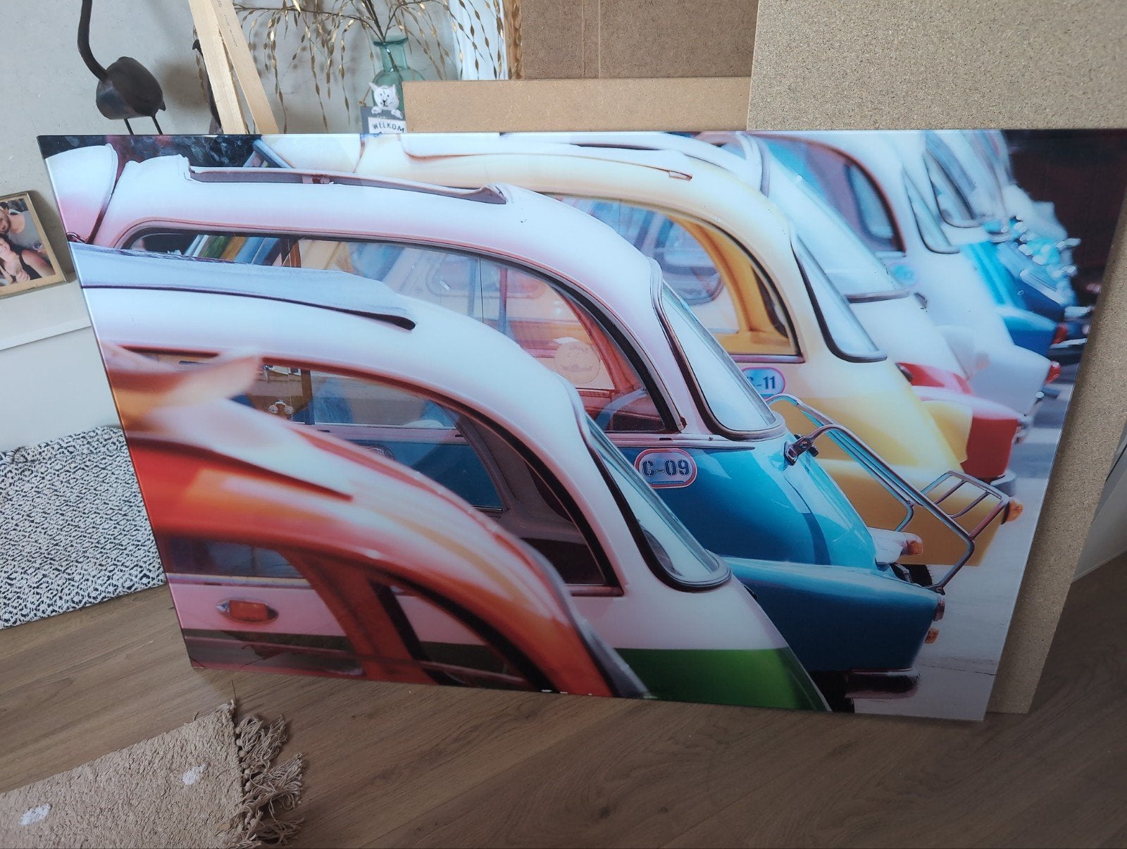 glazen wand foto, Ophalen, Minder dan 50 cm, Schilderij