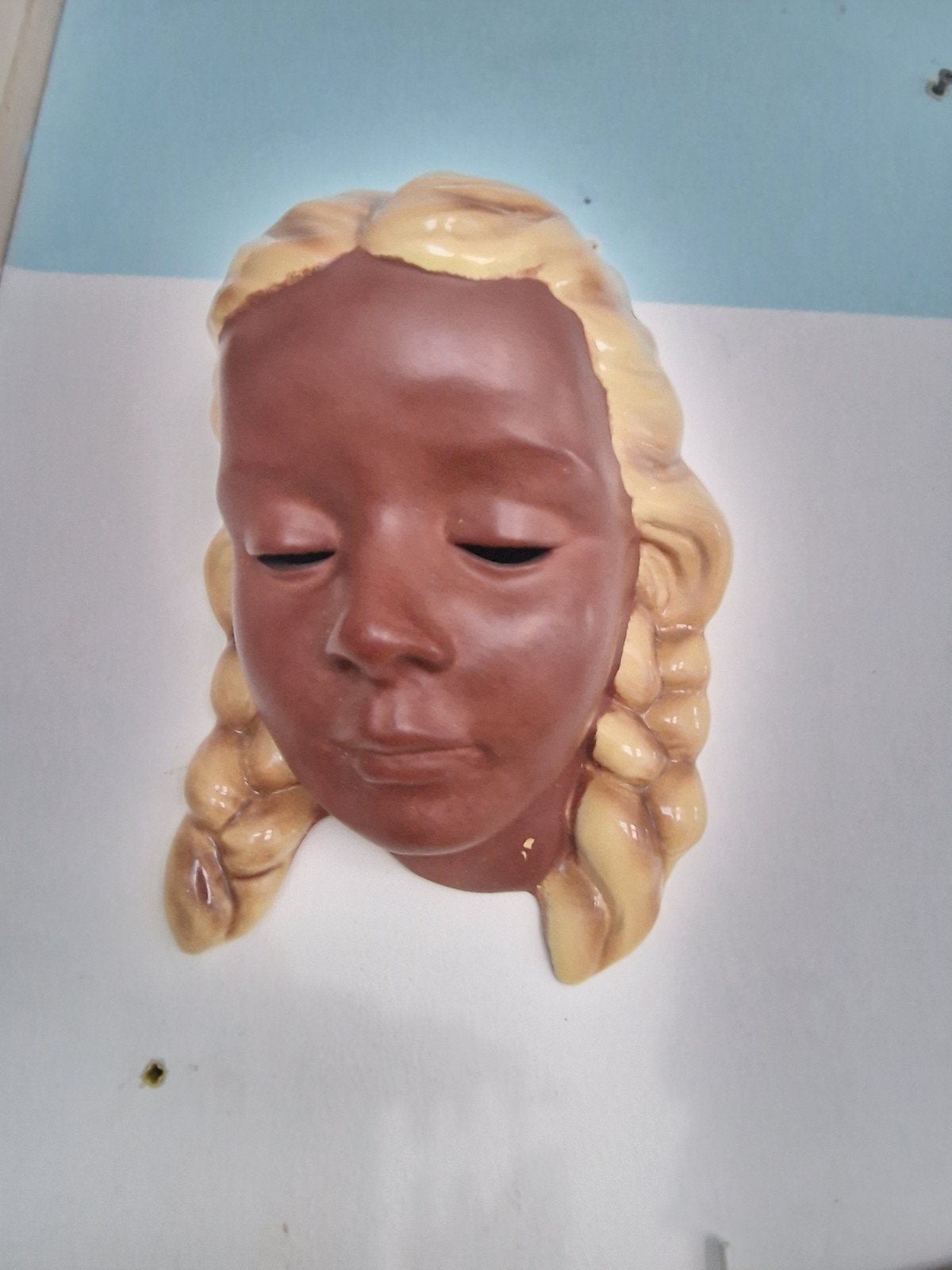 Vintage Mid Century Cortendorf wandhoofdje wandmasker, Ophalen of Verzenden, Huis en Inrichting