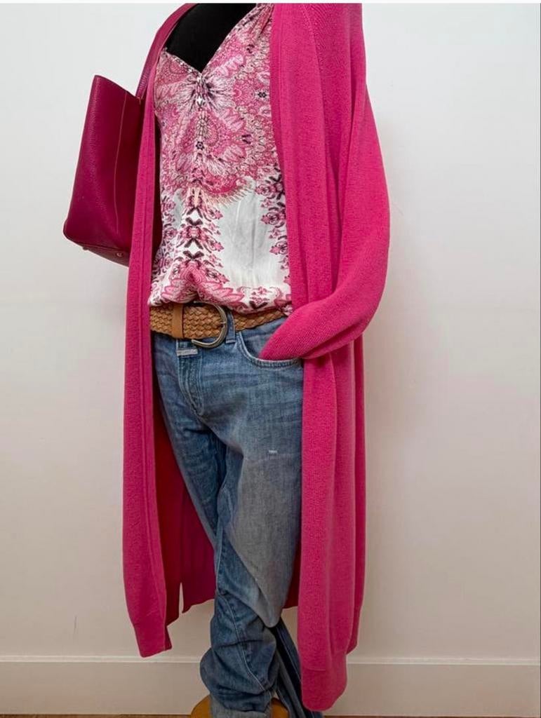 Nieuw! SIBIN LINNEBJERG zomers merinowol vest M/L, Maat 38/40 (M), Verzenden, Sinneb, Zo goed als nieuw