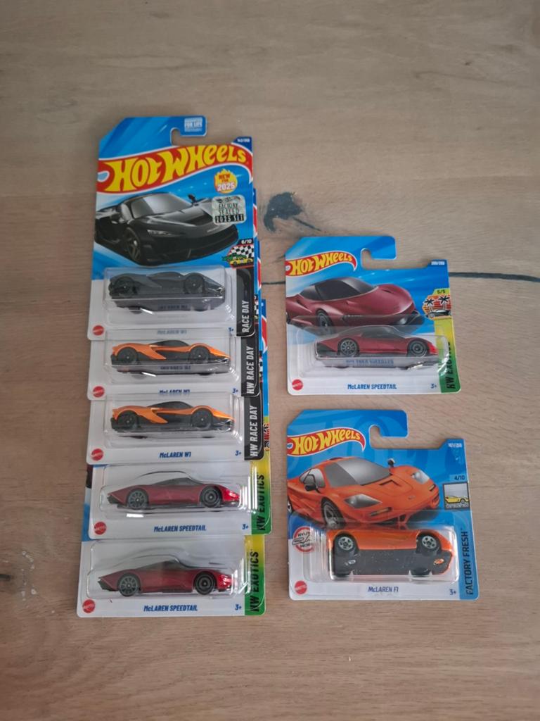 Hot Wheels McLaren mainlines, Ophalen of Verzenden, Nieuw, Auto