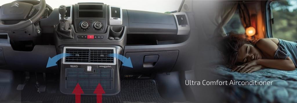 Telair Ultra Comfort Airco: Krachtig, Stil & Ruimtebesparend, Caravans en Kamperen, Ophalen, Nieuw