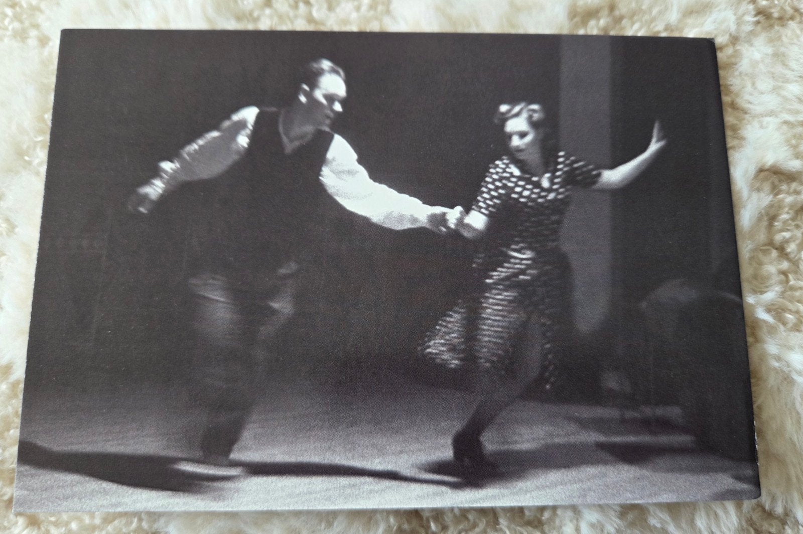 Dansend Paar Zwart-Wit - Flying Feet, Verzenden, 1980 tot heden, Ongelopen, Overige thema's