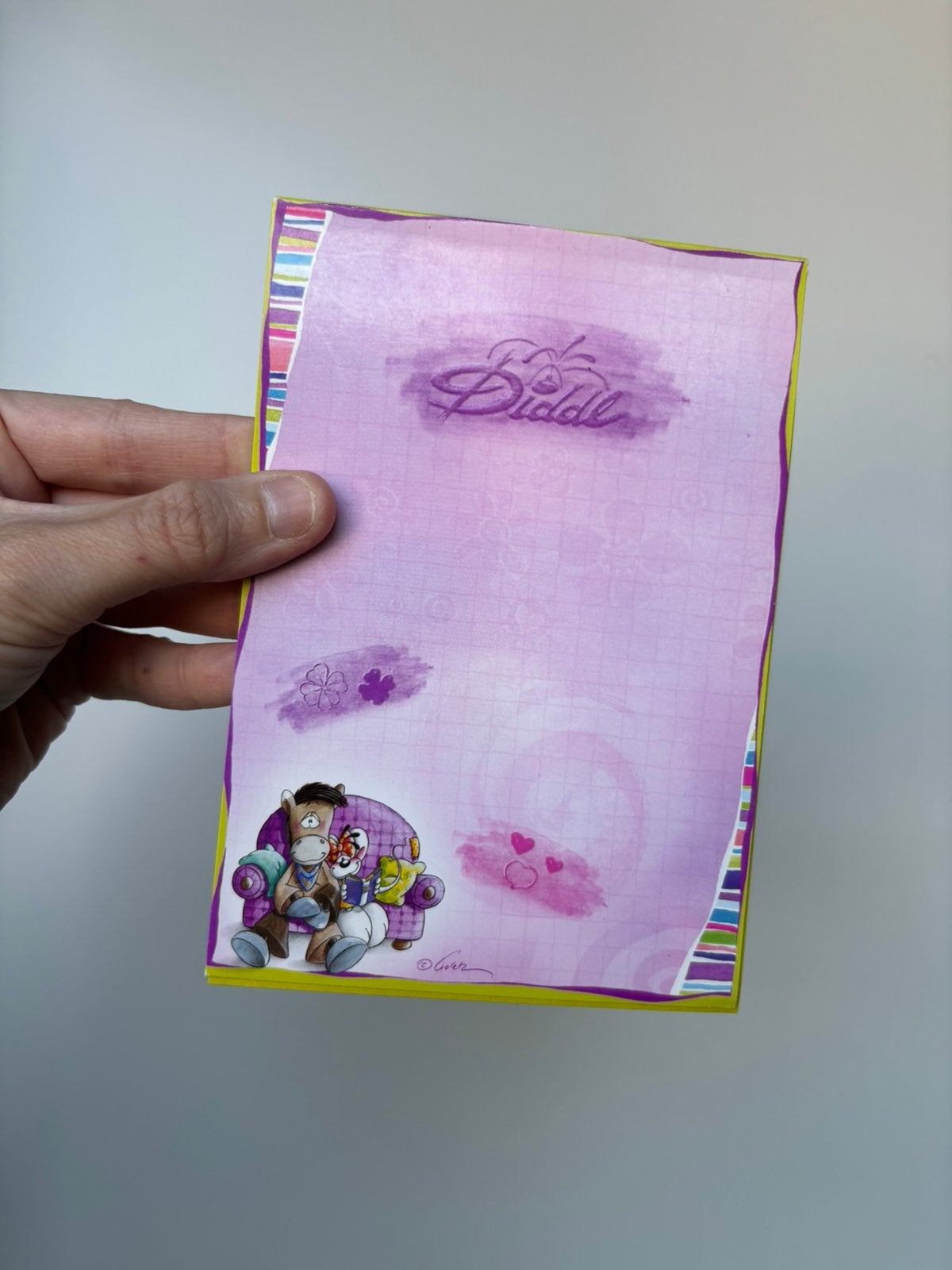 Diddl a6 blok nummer 192, Verzenden, Zo goed als nieuw, Papier, Kaart of Schrift