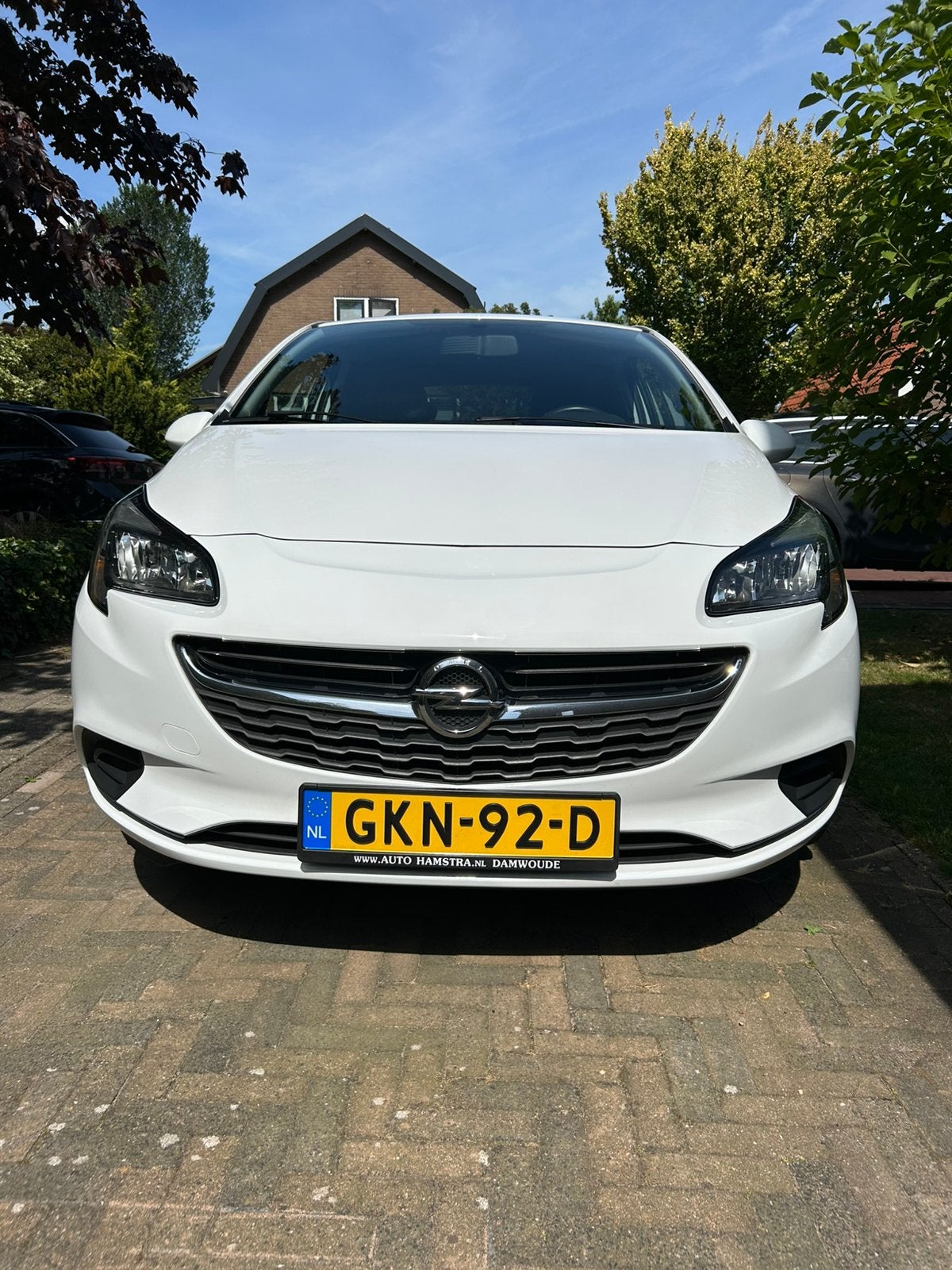 Opel Corsa 1.4 74KW 3D 2018 Wit, Auto's, Opel, Voorwielaandrijving, Stof, Zwart, 100 pk