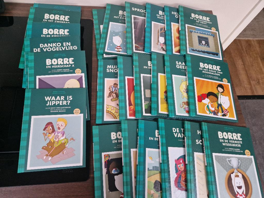 Borre leesclub Complete jaargang groep 5, Boeken, Ophalen of Verzenden, Zo goed als nieuw, Borre, Fictie algemeen