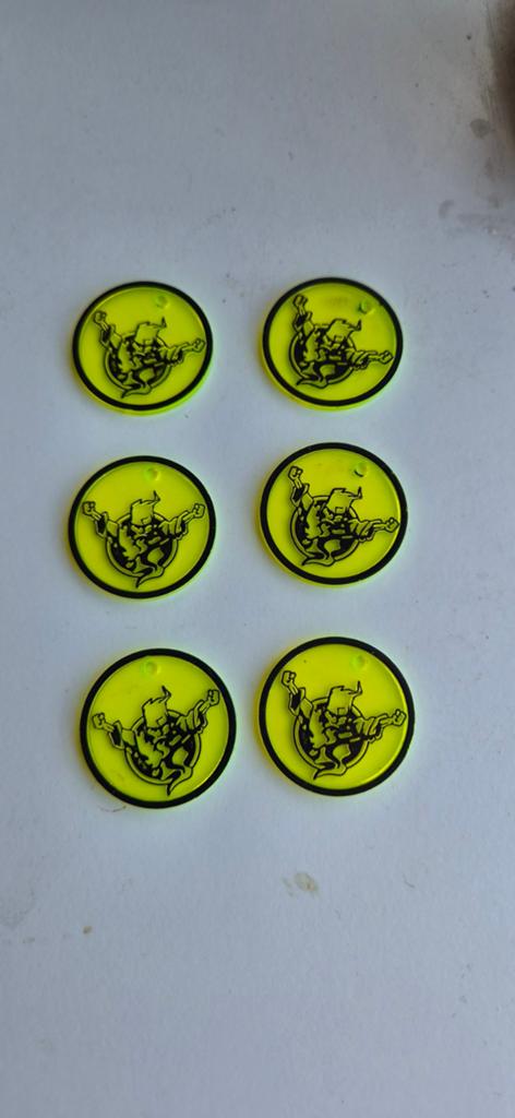 Thunderdome Munten/ Tokens geel, Ophalen of Verzenden