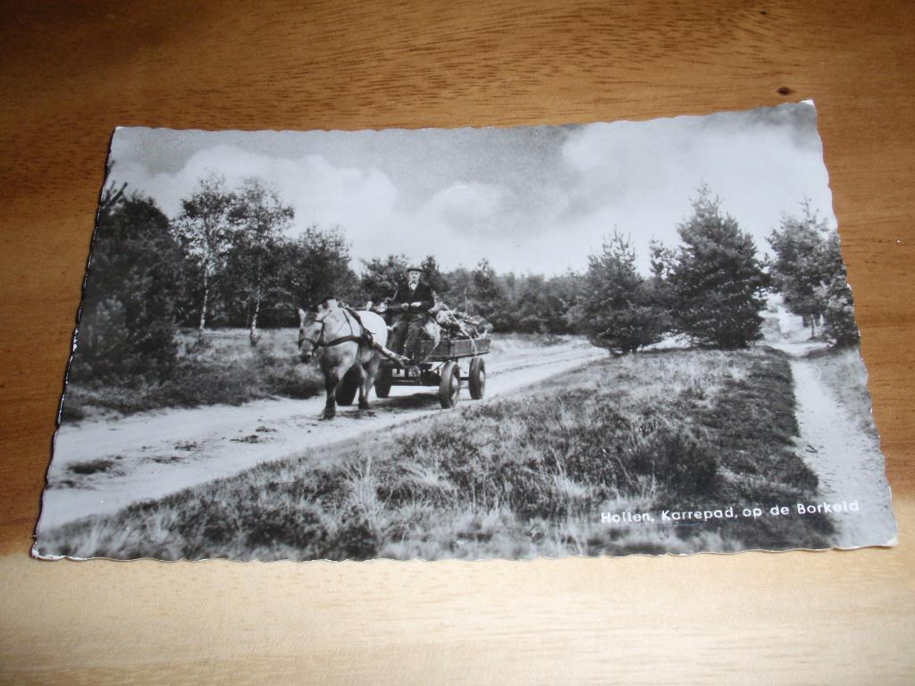 Holten Karrepad Borkeld Paard en Wagen, Verzenden, 1960 tot 1980, Gelopen, Overijssel
