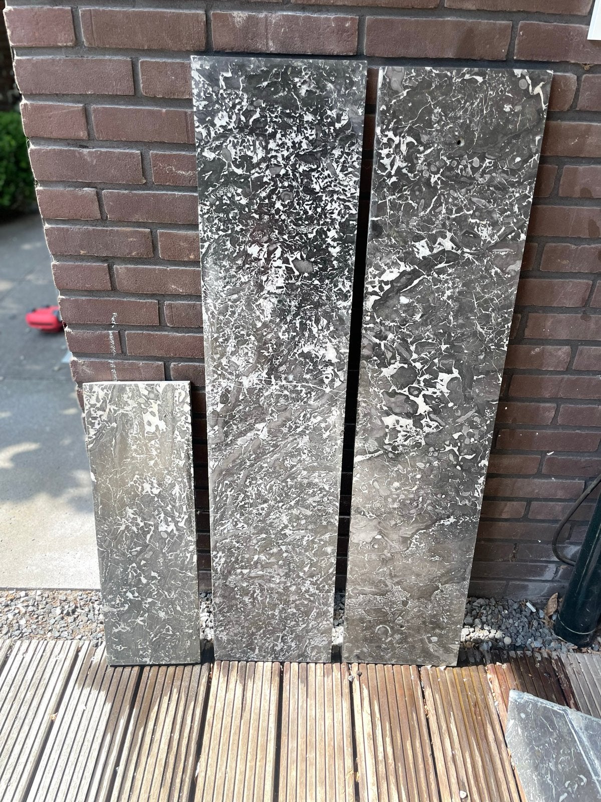 Marmeren platen - Diverse afmetingen, Ophalen, Gebruikt, Overige metalen