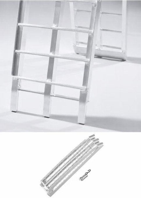 Opvouwbare Oprijplaat aluminium 220x28cm 340kg per stuk, Ophalen of Verzenden, Nieuw