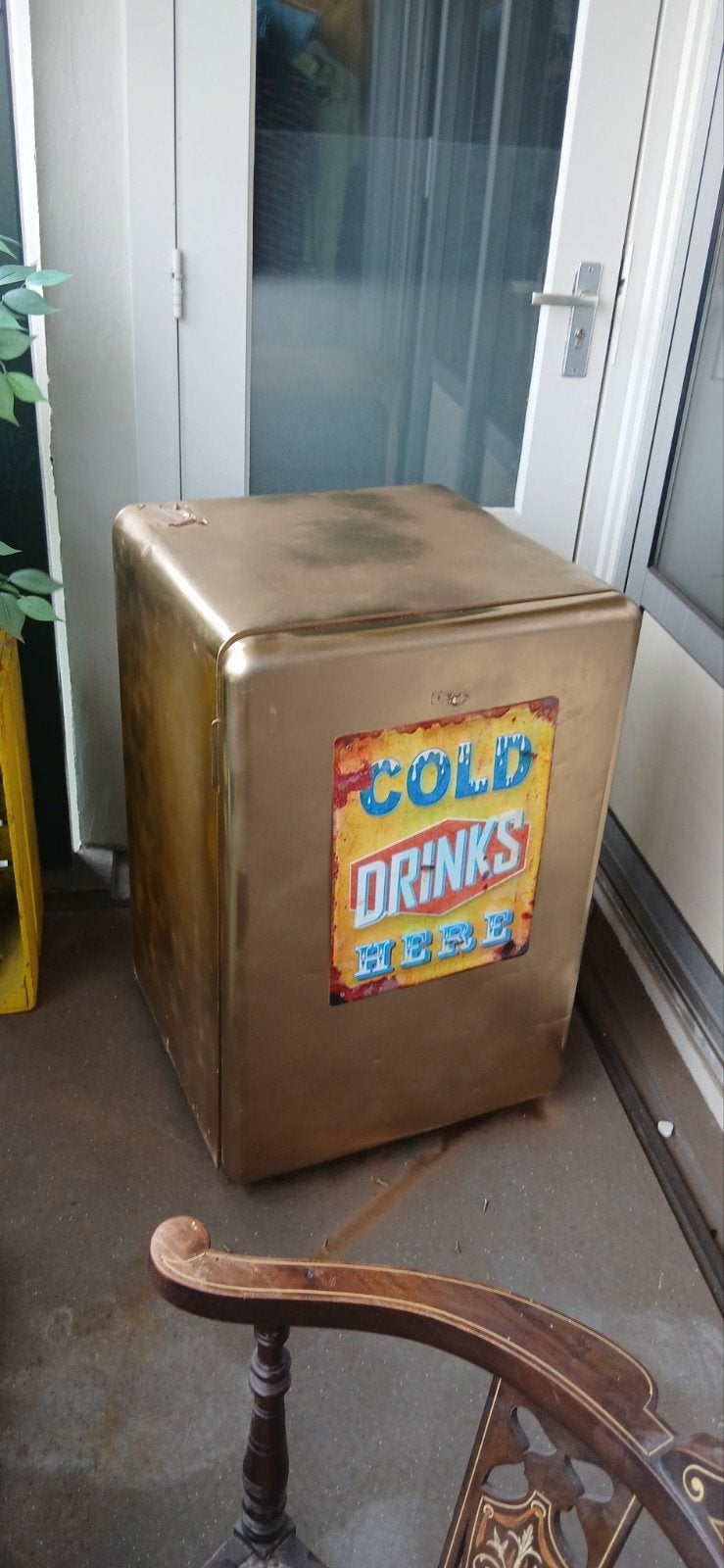 Nette compacte koelkast - ideaal voor kleine ruimtes, Ophalen of Verzenden, Minder dan 75 liter, Zonder vriesvak, Gebruikt