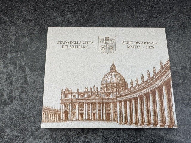 Vaticaan "Jaarset BU, 2025", Ophalen of Verzenden, Vaticaanstad, Overige waardes, Setje