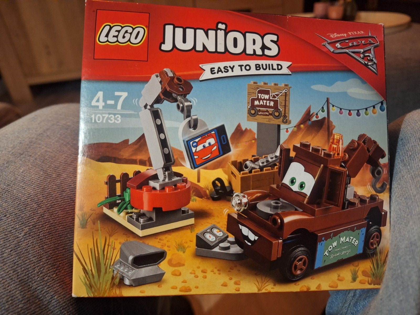 Lego Juniors Cars 3 Mater's Schrootplaats (10733), Inclusief instructies, Overige thema's, Lego, Ophalen of Verzenden