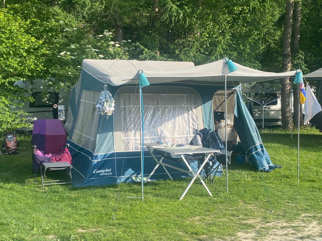 Camplet Apollo vouwwagen, Ophalen, Blauw, Aanwezig, Camp-Let