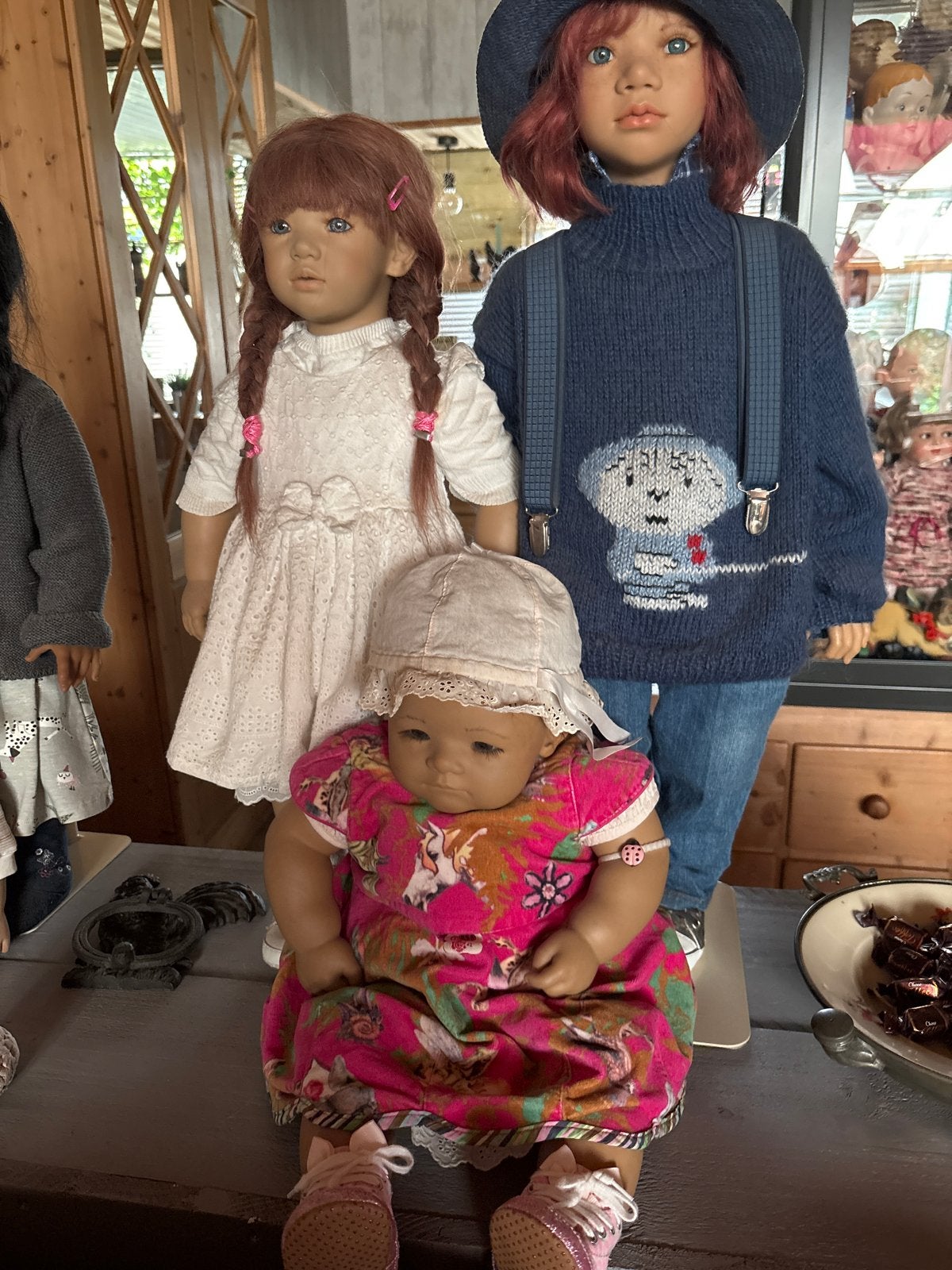 Annette Himstedt poppen te koop - diverse modellen, Ophalen of Verzenden, Gebruikt, Pop