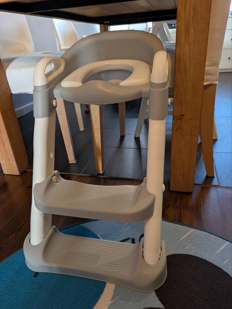 WC toiletverkleiner voor kids met trapje, Ophalen, Zo goed als nieuw