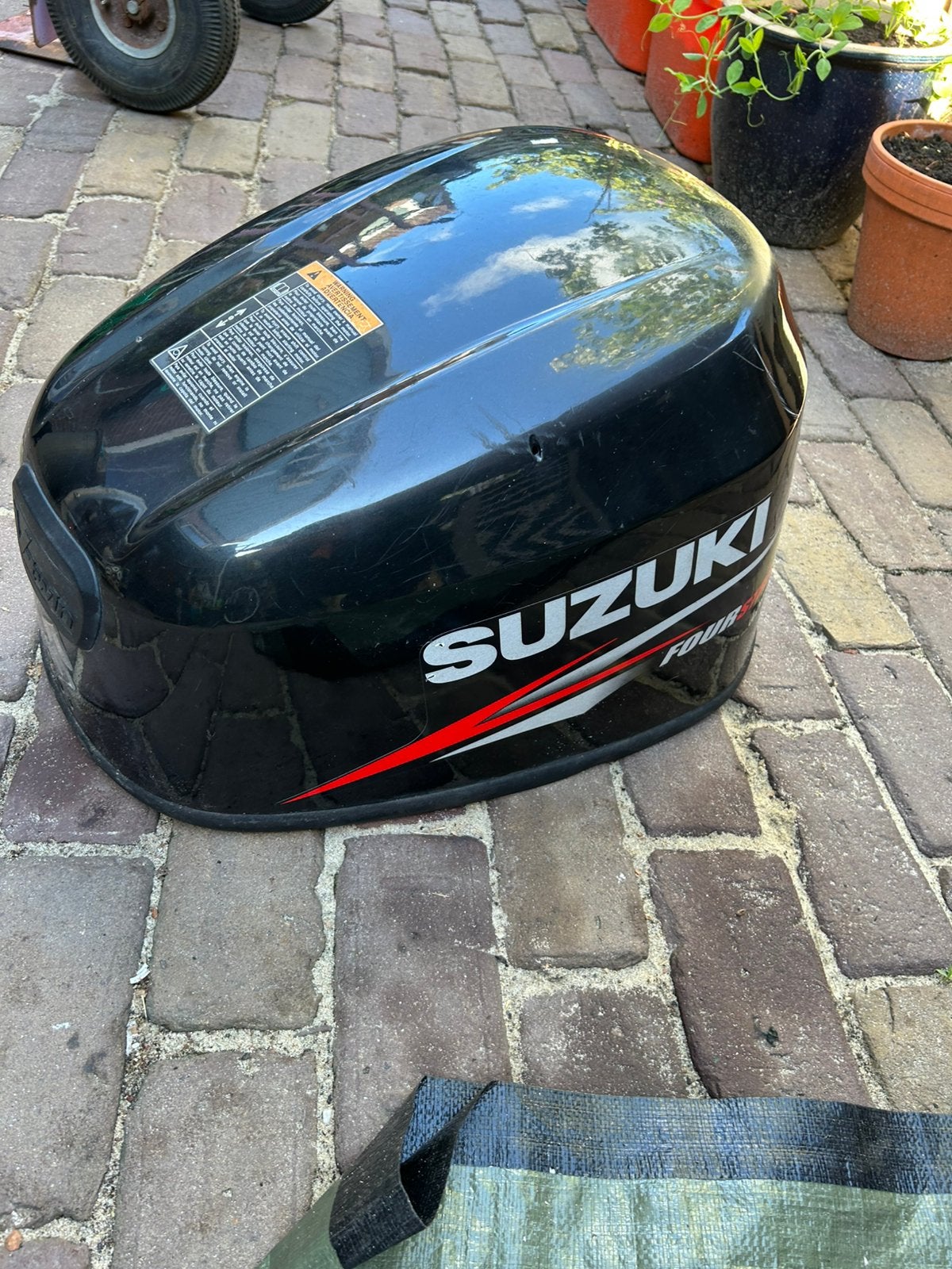 Motorkap suzuki 25pk 4 takt, Ophalen of Verzenden, Zo goed als nieuw, Motor en Techniek