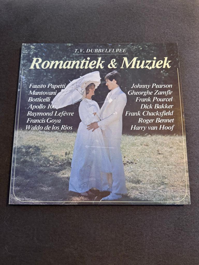 T.V. Dubbelelpee Romantiek & Muziek - Diverse Artiesten, Dubbel-LP, Ophalen, Gebruikt, 12 inch