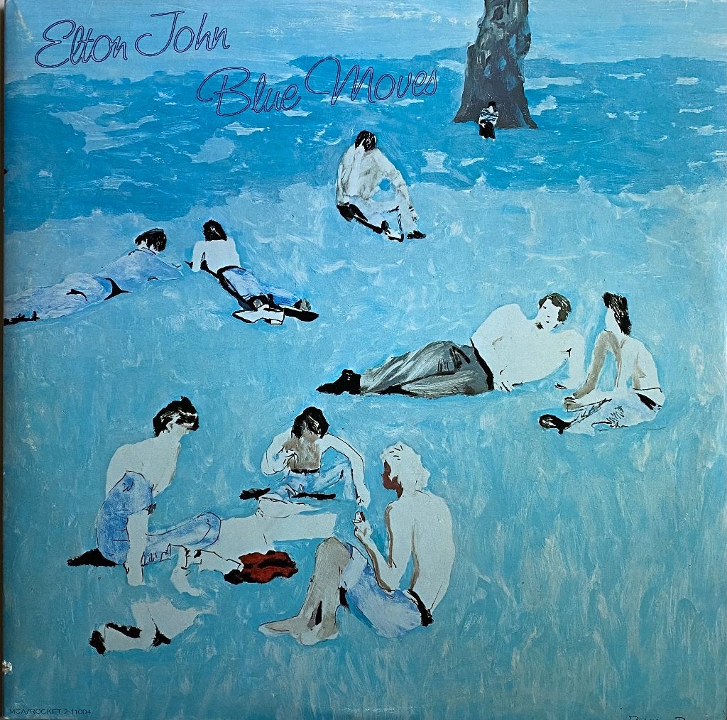 Elton John - Blue Moves dubbellp, Ophalen of Verzenden, Zo goed als nieuw, 7 inch, LP