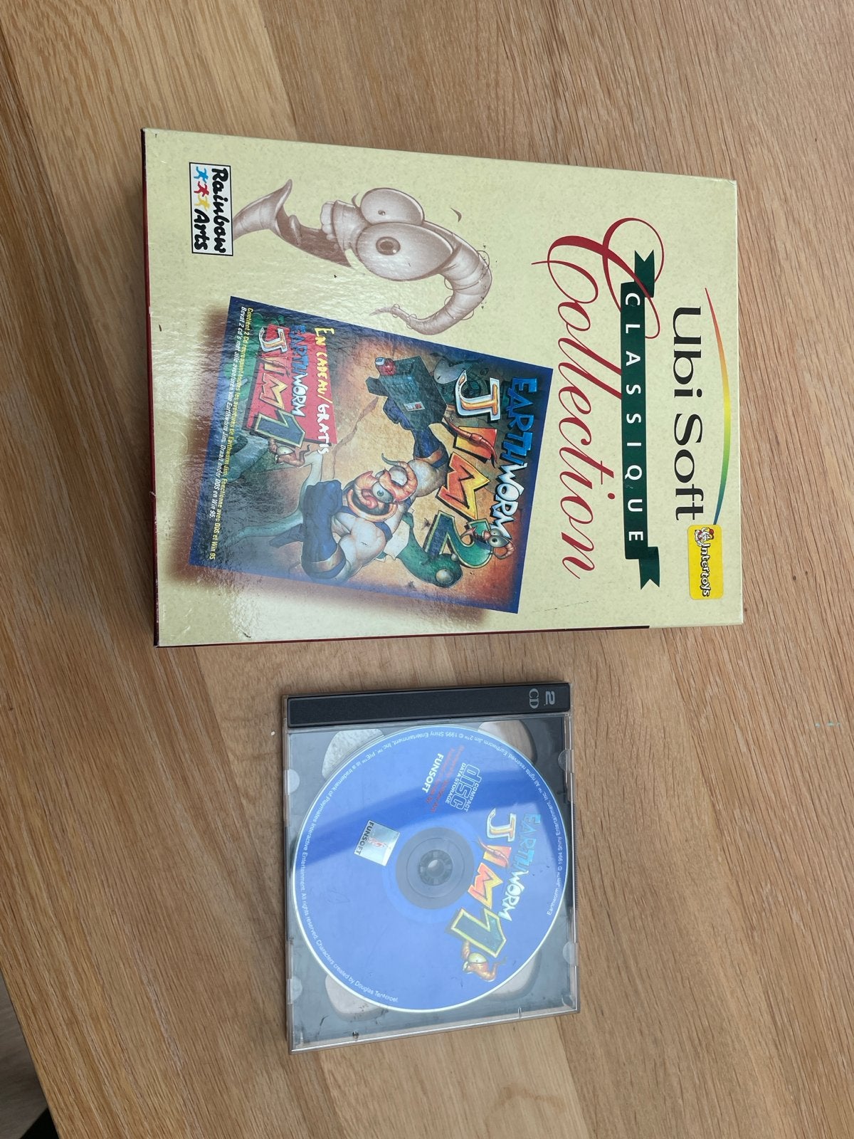 Earthworm Jim 1 & 2 - Ubi Soft Classique Collection PC, Spelcomputers en Games, Games | Pc, Gebruikt, 1 speler, Ophalen of Verzenden