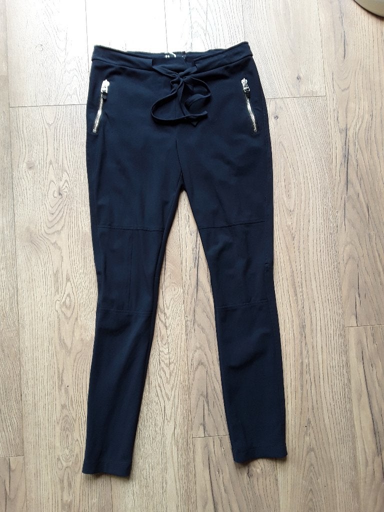 Jane Luska donkerblauwe travel broek mt S, Jane Luska, Zo goed als nieuw, Maat 36 (S), Lang
