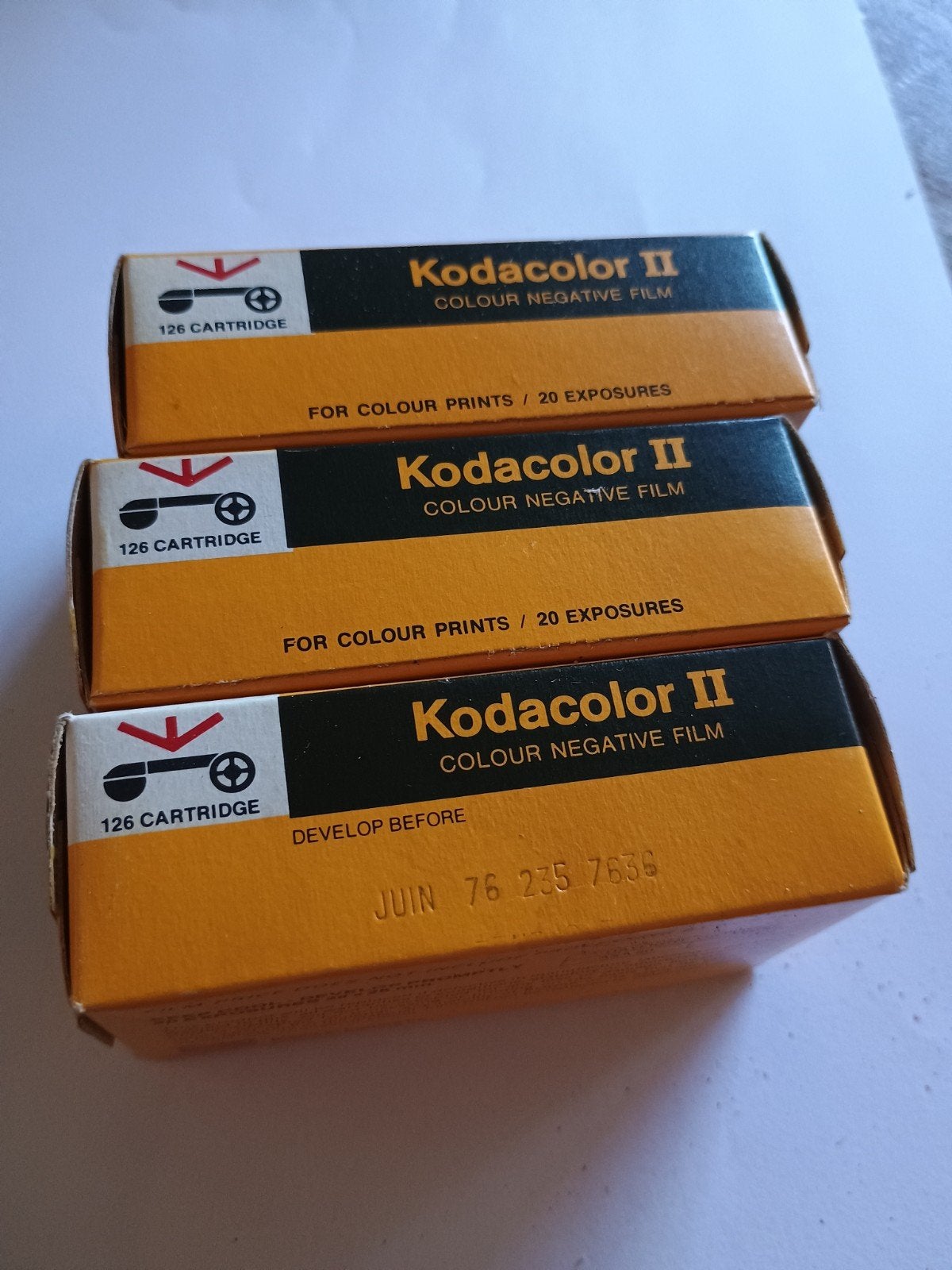 Kodacolor 2 126 film cartridge 1976, Ophalen, 35mm film